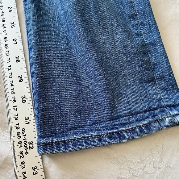 Abercrombie & Fitch Men's Langdon Slim Standard Wash Blue Jeans Size 32w - Picture 13 of 14